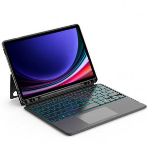 Custodia Magnetica Ultra-Sottile con Controllo Magico e Retroilluminazione RGB per Tablet <span class=keywords><strong>Samsung</strong></span> <span class=keywords><strong>Galaxy</strong></span> <span class=keywords><strong>Tab</strong></span> S10+/S9+/S8+/<span class=keywords><strong>S7</strong></span> FE/Plus - Product Image 1