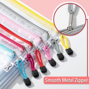 2024 tùy chỉnh rõ ràng không thấm nước đồ chơi tổ chức túi nhựa lớn A3 A4 A5 A6 PVC văn phòng phẩm lưới dây kéo Pouch túi với nhãn Túi - Product Image 5