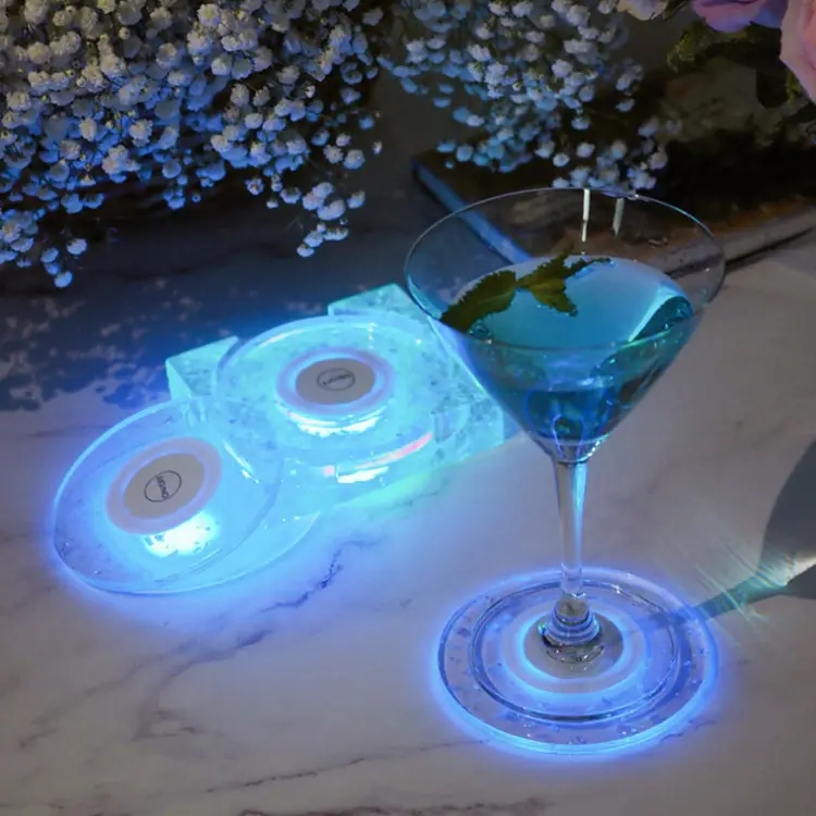 Y2102 Wine cup luminous coasters silicone mold CD coasters box mold music CD disc bracket silicone mold