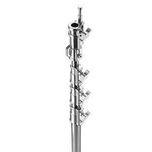 5 mètres de haut porteur 30kg robuste en acier inoxydable caméra à rouleaux prise de vue trépied de Studio <span class=keywords><strong>photographique</strong></span>, support de lumière - Product Image 2