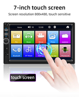 Autoradio multimédia universel 7 pouces avec écran tactile, CarPlay, MP5, GPS et télécommande pour vente en gros