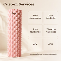 Rouleau de massage en mousse EVA 3D en forme de goutte d'eau avec logo personnalisé pour la relaxation des points de pression et la libération myofasciale, idéal pour la gym et le fitness