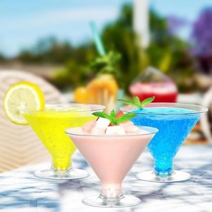 แก้วพลาสติกใสแบบใช้แล้วทิ้ง ขนาด 135 มล. 150 มล. 160 มล. 180 มล. เป็นมิตรกับสิ่งแวดล้อม สำหรับใส่คัสตาร์ด ของหวาน เค้ก พุดดิ้ง เยลลี่ - Product Image 2