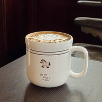 Mug en céramique Niche Ins à pois, tasse à café rétro peinte à la main avec motif cheval, cadeau tasse à eau dessin animé