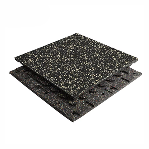 Losetas de Goma Entrelazadas <span class=keywords><strong>para</strong></span> Gimnasio, Rollos de <span class=keywords><strong>Piso</strong></span> de Goma, Tapete Deportivo de Goma - Product Image 1