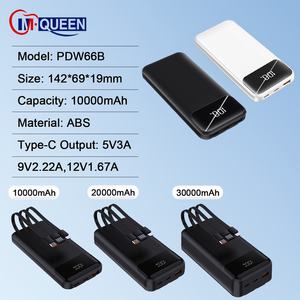 Cargador Portátil de Viaje con Pantalla Digital y Carga Rápida de 22.5W, 10000mah, 20000mah, 30000mah, Cable, Cargador Inalámbrico para Teléfono Inteligente - Product Image 2