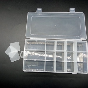Hình chữ nhật trong suốt PP nhựa 18 gird có thể tháo rời hộp lưu trữ cho đồ trang sức - Product Image 6