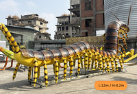 Décoration de parc zoologique : Centipèdes animatroniques réalistes de grande taille – Vente directe usine