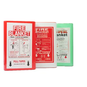High Temperature Emergency Safety Fire Registant Fireproof Fiberglass Fire Blanket 1m*1m
