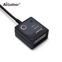 Lecteur de codes-barres 1D 2D QR programmable AiGather A-G5HD Mini avec interface USB en stock pour entrepôt, santé et impression 3D