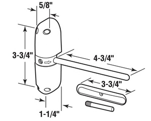 Cierrapuertas de resorte de seguridad automático Cierrapuertas fácil de instalar <span class=keywords><strong>puertas</strong></span> con bisagras para convertir a cierre automático - Product Image 2