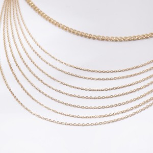 Chaîne de taille multicouche en métal avec pampilles pour femme, chaîne de corps tendance hip-hop pour soirée, en alliage de zinc couleur or blanc - Product Image 4