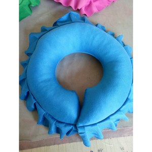 Oreiller de massage en forme de U pour salons de beauté, amovible et lavable, en polaire élastique rond, portable. - Product Image 4