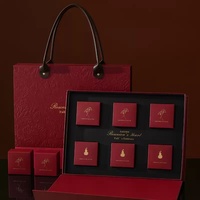 Boîte à gâteaux de lune chinoise personnalisée haut de gamme, emballage cadeau pour gâteaux et thé, boîte à gâteaux de lune