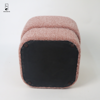 Plaine moelleux alpaga Pouf maison chambre meubles dressing maquillage pouf doux Polyester repose-pieds canapé tabouret