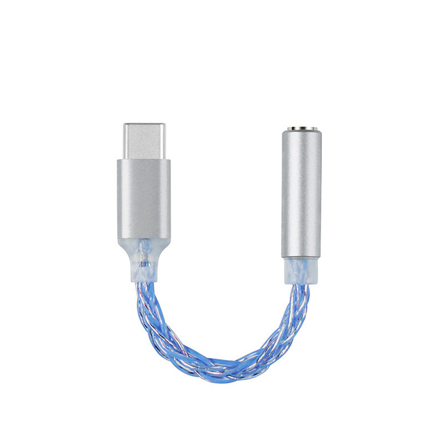 Hifi High-Resolution Type-C to 3.5mm Digital Audio Portable Decoding Amp Dac Adapter Audio Adapter