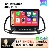 MEKEDE – lecteur vidéo de Navigation de voiture pour Fiat Doblo 2015-2019 8 + 128G, moniteur de voiture, boîte multimédia, écran tactile