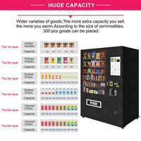 Distributeur automatique de boissons réfrigérées en gros avec façade vitrée – Machines de distribution OEM pour chaînes de magasins