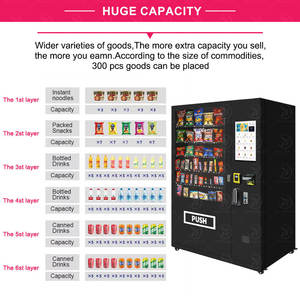 เครื่องจำหน่ายเครื่องดื่มแช่เย็นแบบกระจกหน้าขายส่ง OEM สำหรับร้านค้าปลีก - Product Image 4