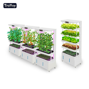 Sistema de Cultivo Hidropónico Inteligente para Interiores con Luces LED para Uso Doméstico, Jardín de Vegetales Automatizado, Cultivo Fresco Durante Todo el Año - Product Image 1
