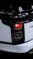 Pour Range Rover L405 2018-2022, feux arrière noirs transparents, style Venom, fabrication artisanale, LED personnalisées, OEM