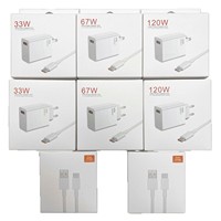 Câble de données pour chargeur Millet 33W/67W/120W, norme européenne, 2 en 1, emballage haut de gamme, boîte couleur, modèle GX36