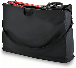 Sac de transport universel pour rollator, pour transporter des accessoires sur fauteuil roulant, déambulateurs à roulettes et chaises de transport - Product Image 2