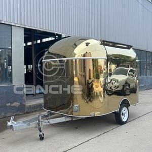 High Quality Mobile Stainless Steel Food <b>Trailer</b> <b>Hot</b> <b>Dog</b> Pizza Bar <b>Burger</b> Shawarma Food Cart Food Truck - Product Image 2