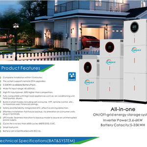 All in One Dc 48V 300Ah 15Kwh <strong>Lifepo4</strong> Lithium <strong>Battery</strong> Wall and Inverter Solar Generator Power Station Home Energy Storage System - Product Image 6