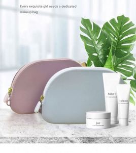 Colorful Candy Waterproof Silicone Cosmetic Bag Zipper Portable Fashion Women Travel <b>Makeup</b> <b>Case</b> <b>Brush</b> Pouch - Product Image 5