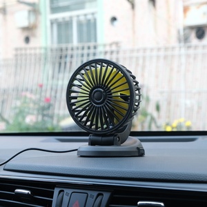 Ventilador Pequeño para Auto de 12v, Accesorio de Refrigeración, Ventilador Universal de 24v con USB, Enfriador de Aire para Camioneta, Vehículo, Auto, Mini Ventilador con Viento Potente - Product Image 1