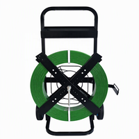 Chariot manuel de distribution de fil de cerclage PET, enrouleur de sangles en plastique, distributeur de sangles PET PP, chariot d'outillage de cerclage