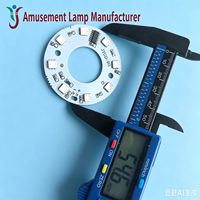 Placa LED Circular de 12V CC, Placa de Luz LED de Colores, Núcleo de Luz LED, Placa Emisora de Luz de Colores, Fuente de Luz LED de 54mm