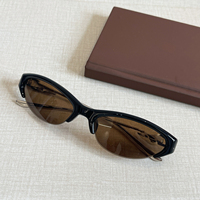 Lunettes de soleil de mode en gros pour hommes, protection solaire extérieure, lunettes de sport, lunettes de soleil œil de chat demi-cerclées Y2K en métal pour femmes