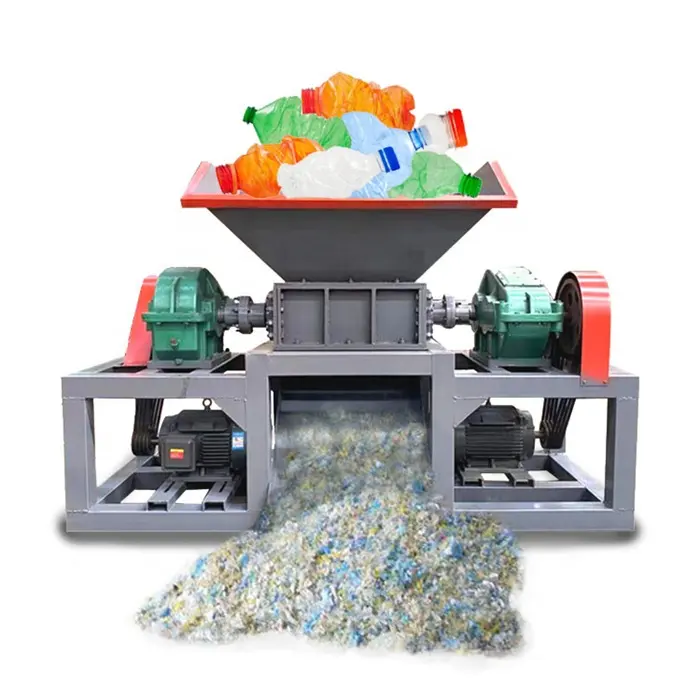 Pijp Vat Fles Film Schijf Plastic Shredder Recycling Machine