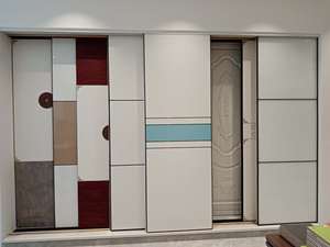 Garde-robe en bois moderne, nouveau modèle, pas cher, meuble de chambre à coucher, maison - Product Image 4