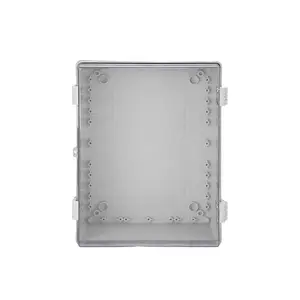 Caja de conexiones electrónica de plástico IP65 con tapa transparente