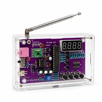 Kit Electrónico de Radio FM DIY, 87-108MHz, Frecuencia Ajustable, Pantalla Digital, Proyecto de Soldadura, Práctica de Soldadura, RDA5807S