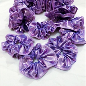 Girls Floral Headbands Nylon Flowers Crown Hairbow Bands Gymnastics Leotard Hairbow - Product Image 3