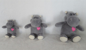 Vente chaude doux <span class=keywords><strong>hippopotame</strong></span> en <span class=keywords><strong>peluche</strong></span> pour bébé jouet - Product Image 2