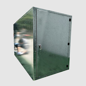 Outdoor furniture metal outdoor steel bike sheds storage box bicycle cabinet shed locker outdoor house