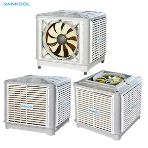 18000CMH usine mural industriel par évaporation de l'eau ventilateur refroidisseur stand ventilateur climatiseur portable refroidisseurs par évaporation