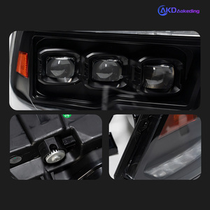 <span class=keywords><strong>AKD</strong></span>- Estilo de Auto para Faros Delanteros de Dodge Ram 2009-2018 Ram1500 2500, Proyector de Faros LED de 3 Lentes, Accesorios de Auto con Reversa - Product Image 6