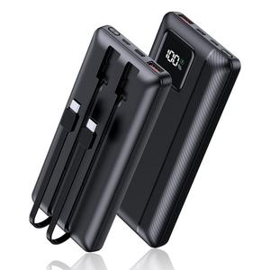 Cargador Portátil con Cable Integrado y Pantalla LED, Carga Rápida para Teléfono Móvil de 22.5W, 10000mah 20000mah, Power Bank, Regalo - Product Image 1