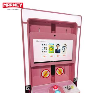 Marwey interior centro comercial impresión rápida HD belleza Cámara fotomatón Popular 32 "Pantalla táctil Selfie fotomatón quiosco - Product Image 5