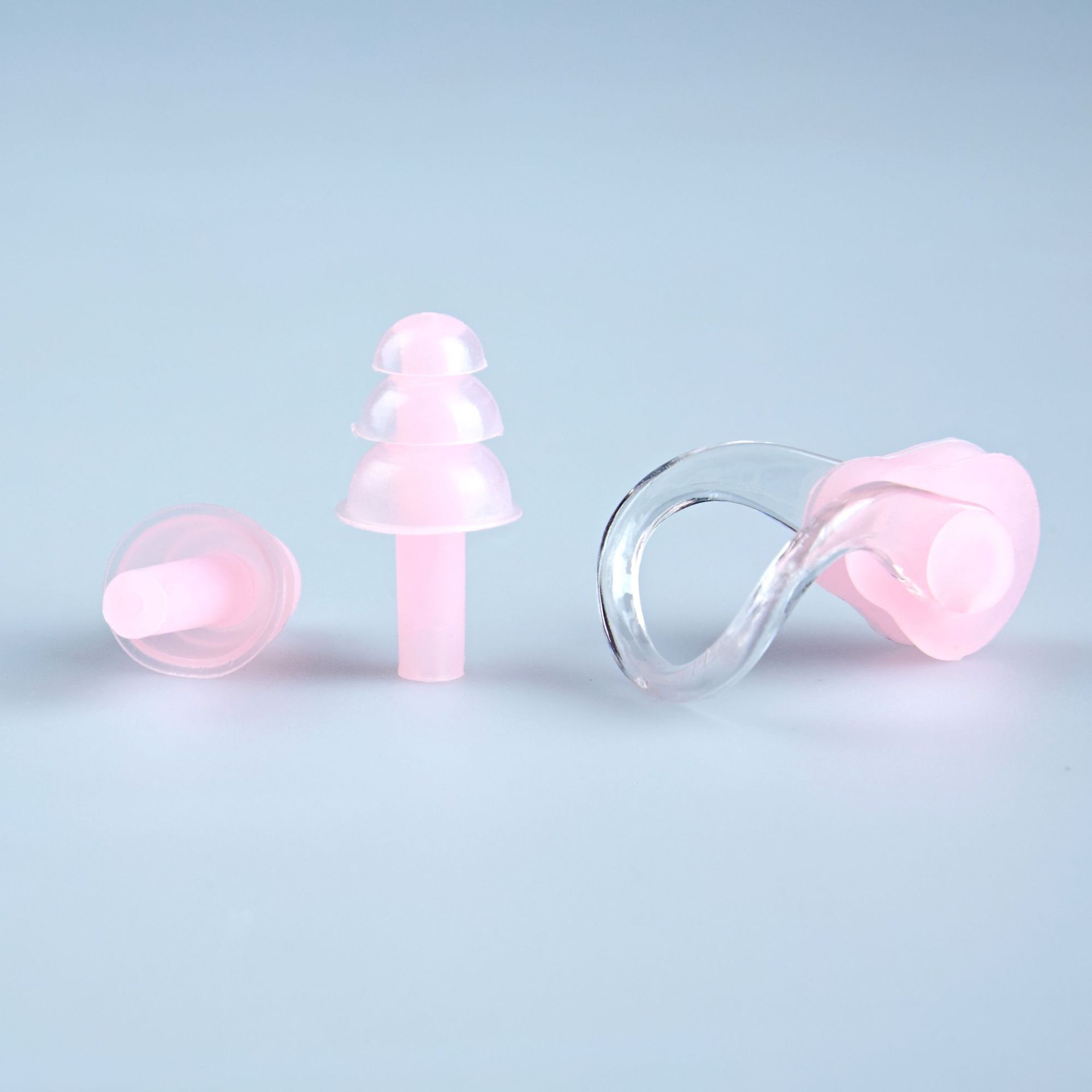 Pink - Earplug + nose clip box set