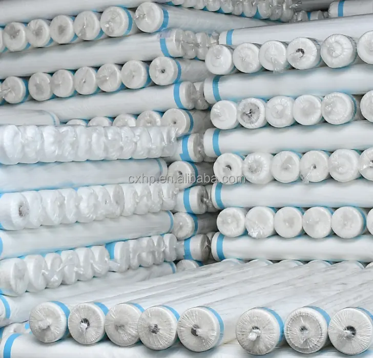 Fabricantes usam para tecido de cama com estampa sublimada tingida tecido de microfibra branco branqueado 100 poliéster