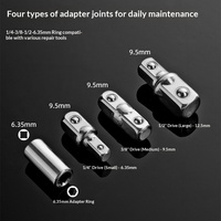 Clé à cliquet double multifonctionnelle Hi-Spec en acier à haute teneur en carbone, deux-en-un, avec rallonge universelle