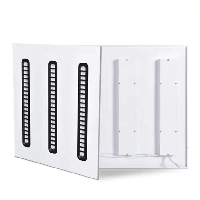 Modern SMD2835 2x2 LED Slim Flat Grille Panel Light 40W Square Recessed Backlight 595x595mm Dimmable for Indoor Lighting