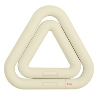 Haltères triangulaires antidérapants 2026 – Plaques de poids légères et durables pour la musculation – Nouveaux haltères en silicone avec anneau en fer pour la remise en forme à domicile